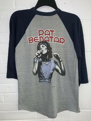 Vintage Pat Benatar 1981 Precious Time Concert Tour T - Shirt Medium M Rare Rock