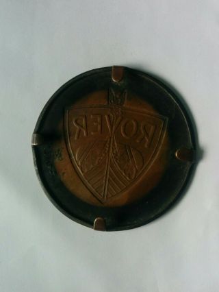 vintage copper Rover Classic car badge.  Rare and unusual. 4