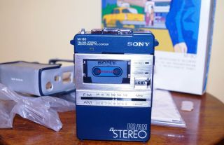 Vintage NOS 1982 Sony M - 80 MicroCassette Player Recorder w/ AM/FM Radio Walkman 9