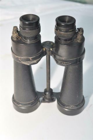 Vintage Barr & Stroud CF41 7x50 British WW2 Military Binocular c/w Leather Case 7