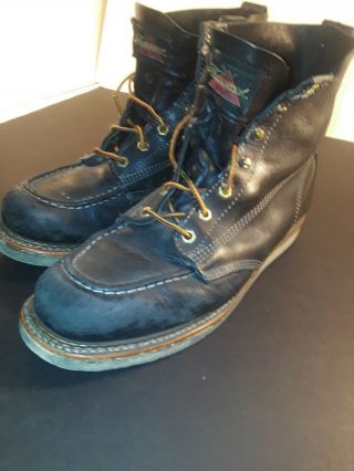 Thorogood Work Boots Vintage Soft Toe Men’s 11 D Usa Motorcycle Fishing Hunting