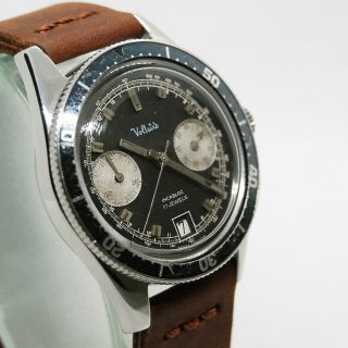 Vintage 60´s VOLTAIRE Chronograph Yema Daytona Valjoux 7734 Diver ' s 100m SSteel 3