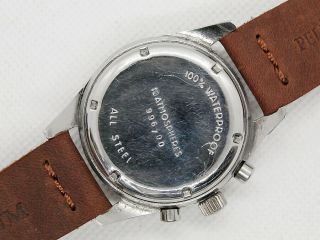 Vintage 60´s VOLTAIRE Chronograph Yema Daytona Valjoux 7734 Diver ' s 100m SSteel 8