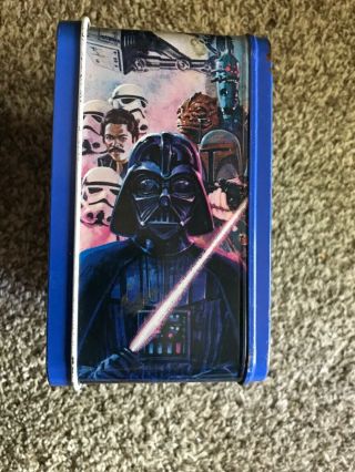 VINTAGE LUNCH BOX STAR WARs EMPIRE STRIKES BACK 1980 & WITH THERMOS 3
