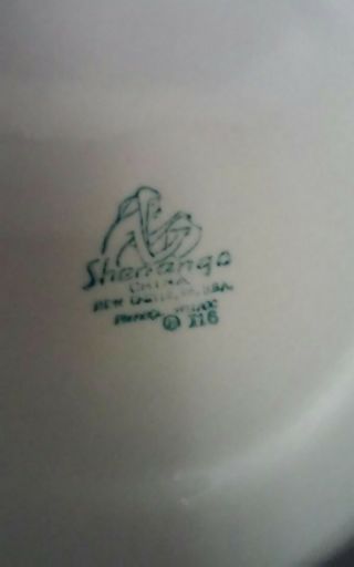 VINTAGE SHENANGO RIMROL RESTAURANT WARE PLATE WESTERN COWBOY ROUND UP 9 