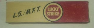 1950s Vintage Collectable Carton Of Lucky Strike Cigarettes