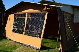 Retro Vintage Danish Caravan Tent Folding Accessories Camping