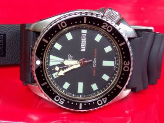 Vintage Scuba Divers Automatic Watch 6309 - 7290 150m 17jewels With S.  N.  7n7736