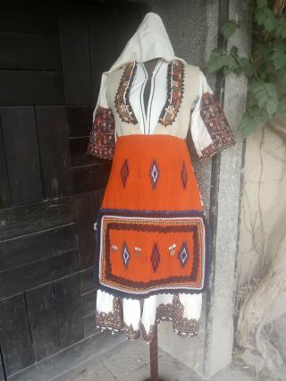 Traditional Folklore Costume,  Bitola,  Bitolsko Pole.  Handmade Antique Costume