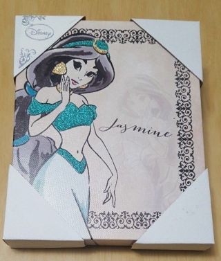 Disney Jasmine A Vintage Fashionista Canvas Wall Decor Aladdin