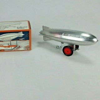 Schylling Collector Series Aluminum Airship Graf Zeppelin Wind Up Tin Toy Box