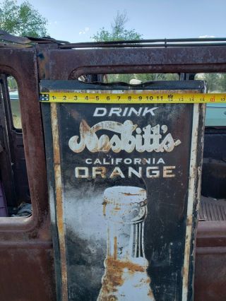 Large Vintage 1940 ' s Nesbitt ' s Orange Soda Pop 49 