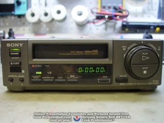 (Open Box) Sony EV - C100 8mm Hi8 Stereo HiFi VCR RARE - 90 Days 3