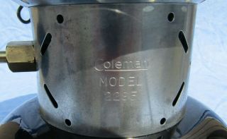 CUSTOM GLOSS BLACK COLEMAN MODEL 228E DOUBLE MANTLE LANTERN MADE IN JANUARY 1960 5