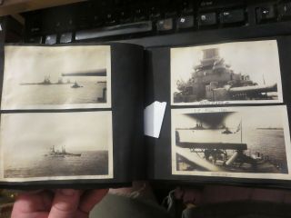vintage world War 1 era photo album military ships,  Navy soldiers Family trip 6
