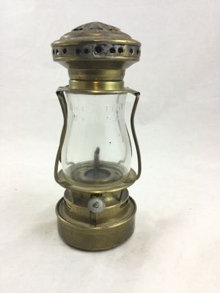 Vintage Dietz Sport N.  Y.  Usa Scout Skater Skating Lantern Lamp