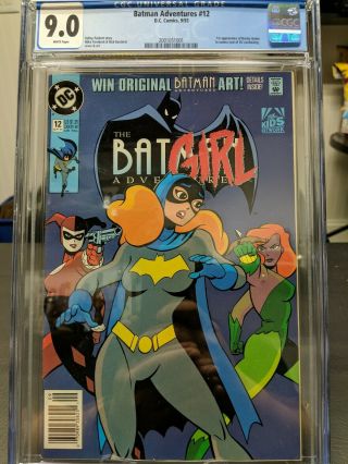 Batman Adventures 12 Batgirl Harley Quinn 1st Appearance Dc Rare 1993 Cgc 9.  0