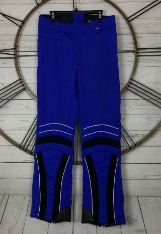 Vintage Schoeller Cobor Ski Pants Mens 34 Boot Cut Wool Blend Stretch Thick