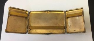 Double Opening Solid Silver Cigarette Case Hallmarked 99p