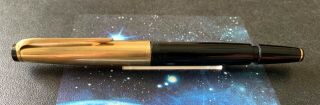 DEFECT VINTAGE MONTBLANC FOUNTAIN PEN 74 BLACK & GOLD FOR REPAIR OR SPARE PARTS 2