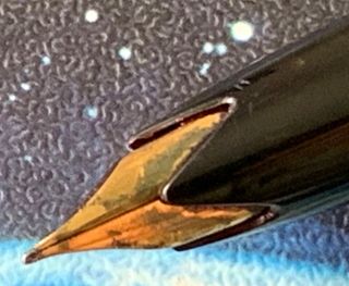 DEFECT VINTAGE MONTBLANC FOUNTAIN PEN 74 BLACK & GOLD FOR REPAIR OR SPARE PARTS 4