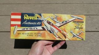 Vintage 1956 Revell Plastic Model Kit Lockheed F94 - C Starfire Complete