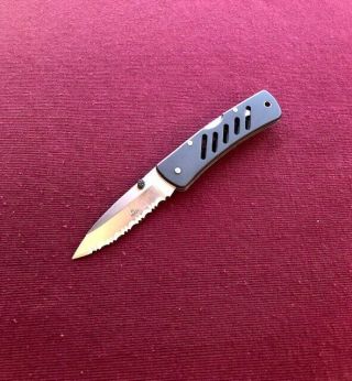Vintage Al Mar Knives 3802 Back - Up Ii Folder - Nib