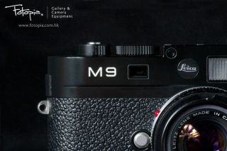 Leica Black Logo for Leica M6 / M7 / M8 / M9 / M10,  Diameter: 10mm 2
