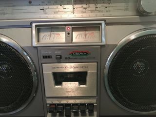 CROWN CSC 850f STEREO BOOMBOX in shape vintage 11