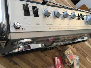 CROWN CSC 850f STEREO BOOMBOX in shape vintage 4