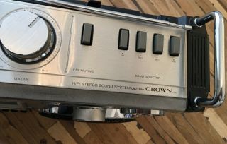 CROWN CSC 850f STEREO BOOMBOX in shape vintage 5