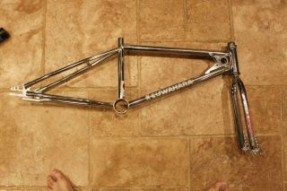 Vintage Kuwahara Kz1 Bmx Frame & Fork 1980 