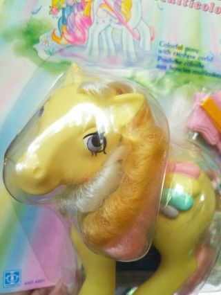 MLP Vintage G1 My Little Pony Rainbow Curl Pegasus RINGLET MOC NRFP RARE 2