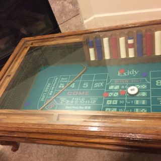 Vintage Coffee Table/Craps Table By Exidy 4