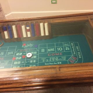 Vintage Coffee Table/Craps Table By Exidy 5