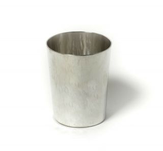Small Sterling Silver Beaker (cup).  Sweden,  1991.  112 Grams