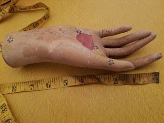 VINTAGE 1950 - 60’S FEMALE DISPLAY MANNEQUIN HAND painted heart is in your CHIPPY 8