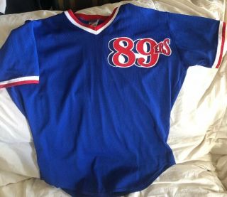 Vintage Oklahoma 89ers Minor League Baseball Jersey Sewn Wilson 48 Usa