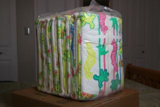 Classy Comfort Adult Baby Disposable Diaper Brief Vintage Rare - Medium