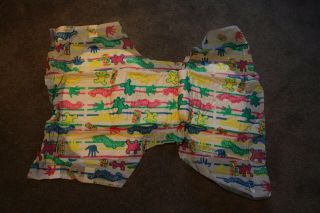 Classy Comfort Adult Baby Disposable Diaper Brief Vintage Rare - Medium 7