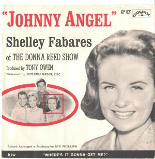Shelley Fabares - - Rare Picture Sleeve,  45 - - (johnny Angel) - - - Ps - - Pic - - Slv