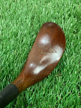 Antique Vintage R.  Forgan,  St Andrews Hickory Shaft “max - Mo” Wood Head Putter