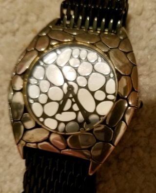 John Hardy " Kali " Bali,  Indonesia Custom Designed 925 Silver Watch/new/rare/39mm