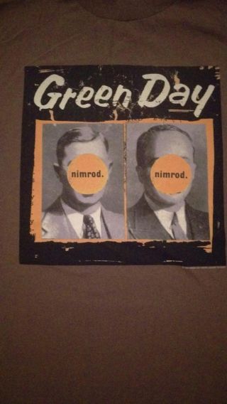 Vintage 1997 / 1998 Green Day Nimrod International Tour Longsleeve Shirt X - Large