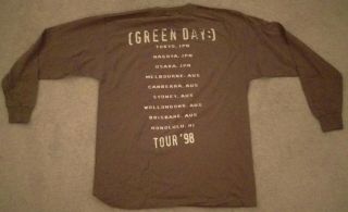 Vintage 1997 / 1998 Green Day Nimrod International Tour Longsleeve Shirt X - Large 4