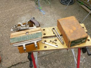 Vintage Boxed Stanley No 50 Combination Plane & Cutters