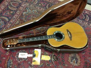 Rare Vintage 1970’s Ovation Custom Legend 1619 - 4 Project Guitar W/original Case
