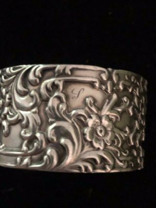 Art Nouveau Serling Silver Napkin Ring Frank Whiting 1899 4