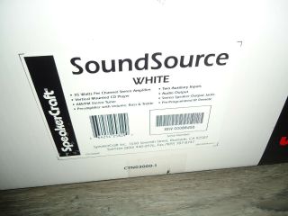 NOS vintage Soundsource Speakercraft in wall stereo & power supply X2 8