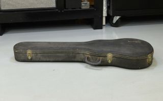 Vintage 1970 - 1972 Gibson Les Paul Custom Guitar Black Tolex Hard Case 3